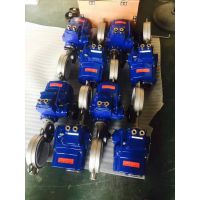 电动不锈钢衬氟蝶阀，三维阀门，电动对夹蝶阀