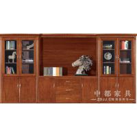广东中都家具供应ZD-WJ03中式原木色七门文件柜