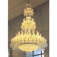 定制高档水晶蜡烛灯非标工程水晶吊灯酒店大堂欧式定制灯生产销售