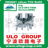 代替菲尼克斯接线端子ULO-UK5导轨端子 宁波欧路电子大量供应 019