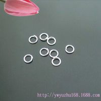 diy饰品配件铁圈 淘宝热销单圈开口圈仿金电泳金色手机链配件批发