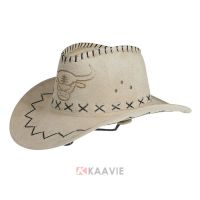 凯维欧美西部牛仔男士大边定型礼帽