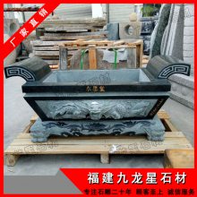 仿古烧香香炉 佛寺祠堂上供专用香炉 石雕鼎石头雕刻
