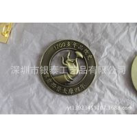 厂家直销 三叶草金属奖章 珐琅纪念奖章 定制各种奖章 奖牌 勋章