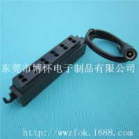 供应LED6PIN 卤素灯照明分线器 带DC母座