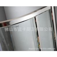 供应批发方型对角开门整体浴室简易玻璃淋浴房LK7674