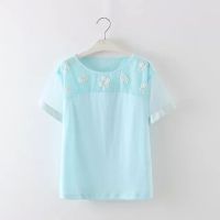 欧洲站品牌同款夏季女装新款时尚钉珠短袖女式衬衫 厂家直销啊A16