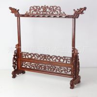 【思源红木】红檀60插排式笔架 木质工艺品 文玩用品