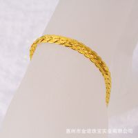 24K镀金首饰 24K镀金手链 久不退色 真空电镀 仿金饰品 时尚新款