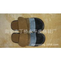 海寧皮拖鞋冬季款彩虹色******居家豬皮豬絨皮牛筋底情侶地板