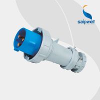 斯普威尔直销 高品质SP1571 63A电源插头 3P电缆防水插头