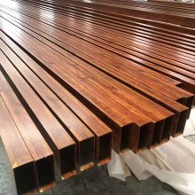 专注铝型材方通挤压 木纹铝方通生产加工长度6米以内可定制