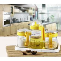 玻璃油壺調(diào)味瓶三件套