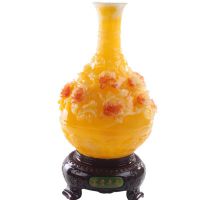 新款富贵花瓶仿玉工艺品摆件 ***家居中式饰品摆设礼品 1879