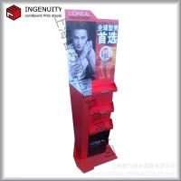 厂家供应超市促销瓦楞纸货架 化妆品纸展架  堆头定制