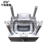 注塑加工工业翻盖垃圾桶模具 大型垃圾桶模具制造