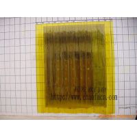 广州超发防蚊虫条纹胶帘 黄色PVC胶帘 透明塑料皮门帘 PVC挂帘