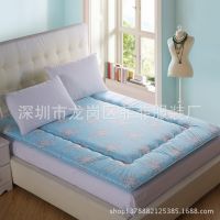 供应家用床品保护垫批发床垫日式榻榻米床垫田园风印花床垫 厂家批发