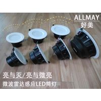 全系列2.5寸3.5寸4寸6寸雷達(dá)感應(yīng)LED筒燈