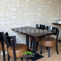 深圳厂家定做 餐厅家具 成套餐桌椅 一桌四椅 多多乐家具