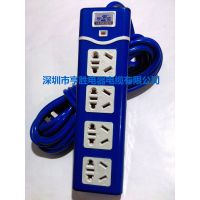 新国标插排 20孔防爆摔不烂带线地拖移动电源插座 916十米带线