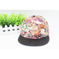red leather snapback hat/black hat and cap/black and white h