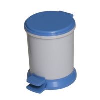 白云AF07022脚踏式垃圾桶 塑料垃圾筒 客房 家用垃圾桶8L