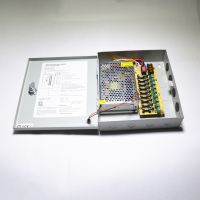 铁壳电源 12V*** 铁箱电源 9路输出 60 W 安防集中监控箱电源