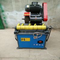 欧赛OS-110型专用自动燃气管道除锈机 管材圆管抛光机 外圆调速抛光
