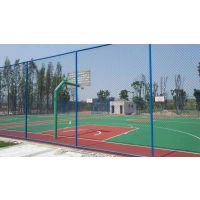 广东“长河”塑胶硅PU型篮球场，CH-021型弹性地板，标准型厚度4mm，