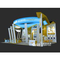 联通4G主题展览-展会展厅展台-南京大唐格雅展柜厂