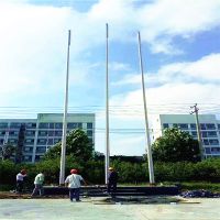 耀荣 顺风定位装置不锈钢锥形旗杆