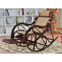 藤格格 9012-2 廠家提供實木搖椅躺椅成人藤搖椅老人搖搖椅陽臺客廳真天然