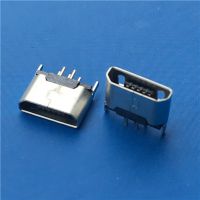 B MICRO USB 5P 180ֱĸ ӳ2.0 ֱ PCB-