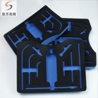 厂家定做工具箱海绵EVA雕刻成型内衬包装盒 异形化妆品植绒内托