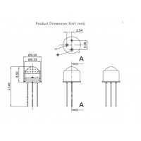 ̨ 9MM UV310nm TM-UV310YLQXH8-E1