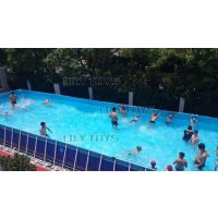 重庆充气支架泳池、神洲水上乐园、小型儿童支架泳池