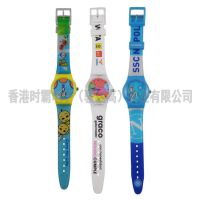 深圳SPIKE手表工厂生产批发***时尚塑胶礼品斯沃琪防水手表