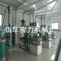 多功能石磨面粉机 石磨杂粮荞麦机 粮食加工电动面粉机 骏力牌