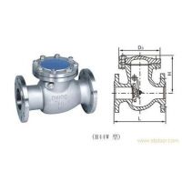 旋启式螺纹止回阀H14W/F 不锈钢丝扣单向阀