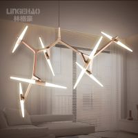 林格豪后现代树枝树杈灯餐厅客厅咖啡厅时尚创意个性北欧LED吊灯
