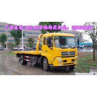天锦一拖二清障车 公路救援拖车 带吊救援车