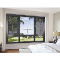 佛山美多裕门窗供应铝合金门窗 定制断桥平开窗 窗纱一体窗