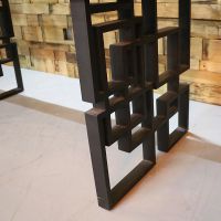 胡桃里音乐酒馆家具 漫咖啡厅酒吧主题餐吧桌椅 复古做旧餐桌定制