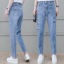 河南南阳便宜牛仔裤批发特价女装牛仔裤时尚杂款小脚裤便宜尾货批发