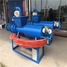 豆渣擠水機 回收利用糞便固液分離機 青山區(qū)牛糞擠干機