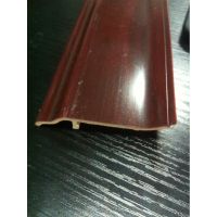 厂家提供 优质PVC踢脚线 塑料护墙板 装饰条 木纹白色地板辅料 外贸定制