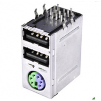  ˫USB+MINI DIN 14P ĽŲ pcb-