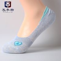 五本指3060 纯棉休闲多色隐形船袜不起球不掉跟工厂加工贴牌