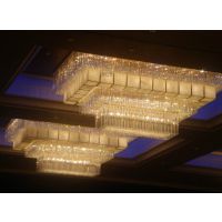 酒店灯具定制 水晶工程灯 异型吊灯 艺术造型灯